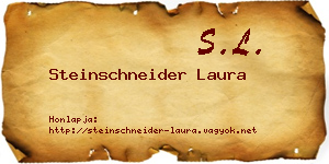 Steinschneider Laura névjegykártya